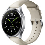 Xiaomi Watch Leather Strap (White) - (BHR8038GL)