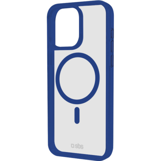 SBS Mag Frame Iphone 16 Pro Max Blue Backcover - (MAGCOLIP1667PB)