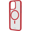 SBS Mag Frame Iphone 16 Pro Max Red Backcover - (MAGCOLIP1667PR)