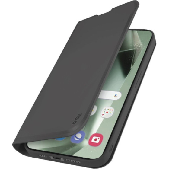 SBS Wallet Smooth Stand Book Samsung S24 Fe Black - (WALSAS24FEK)