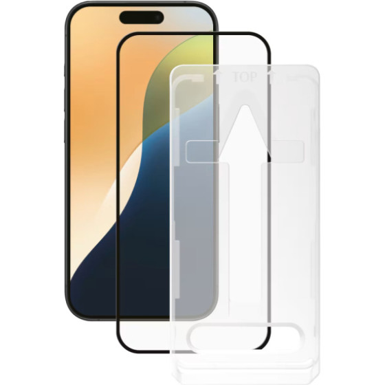 Vivanco 2.5D Japan Full Tempered Glass Iphone 16 Plus / Iphone 15 Plus With Applicator - (64234)