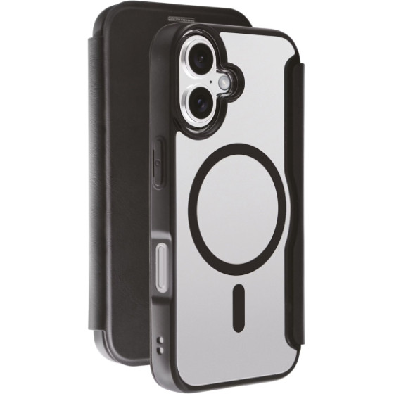 Vivanco Mag Premium Wallet Book Case Iphone 16 Plus Black - (64235)