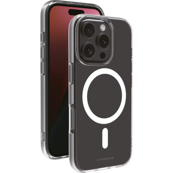 Vivanco Mag Steady Cover Iphone 16 Pro Max Transparent Backcover - (64244)