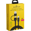 Powertech ������� Usb & USB-C �� Lightning Pd 27W, copper, 1.5m, ����� - (PTR-0159)