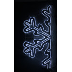 Aca ''Half SNOWFLAKE'', 684 Led �������� ����. 19m �����. �����., Cw ����., IP44, 100x240CM, 1.5m ����. - (X0868422111)