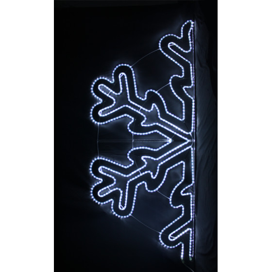 Aca ''Half SNOWFLAKE'', 684 Led �������� ����. 19m �����. �����., Cw ����., IP44, 100x240CM, 1.5m ����. - (X0868422111)
