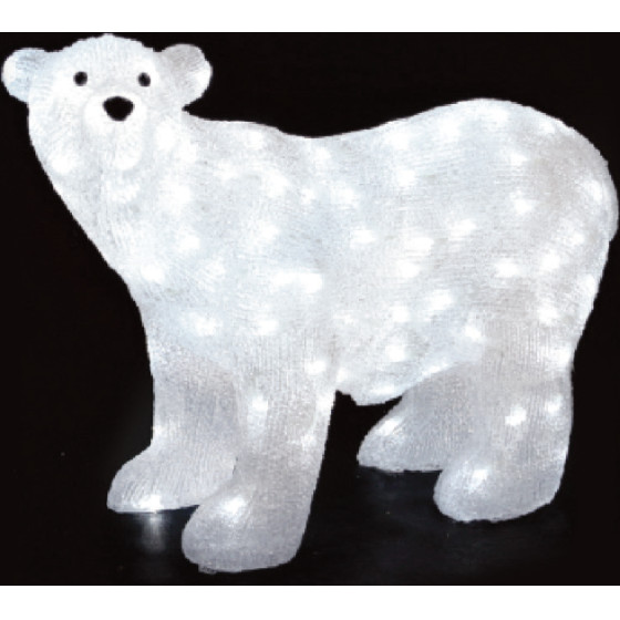 Aca Acrylic Back Bear 240 Led ����� IP44 97*42*75cm 30cm ���. - (X082402229)