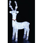 Aca Acrylic Standing Reindeer With Ribbon 200 Led ����� IP44 52*36*100cm 30cm ���. - (X08200224)