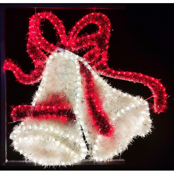 Aca Double Bells With Bow 468LEd ������� ���� 13m ����� ����� ������ & ���� ���� IP65 80x80 Cm 1,5m ��� - (X1746814011)