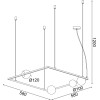 Aca �������� �/� 4xG9 Quadro ����� ���/�� +����� ����� 58�58�120CM - (OD91584PB)