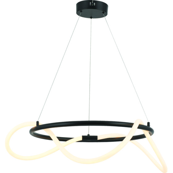 Aca �������� �/� Led 36W 3000K 2100LM Kyma ����� ���/�� IP20 D60XH230CM - (ZM36LEDP60BK)