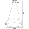 Aca �������� �/� Led 80W 3000K 4100LM ����� ��������� D78XH120CM Apollo - (BR81LEDP78WH)