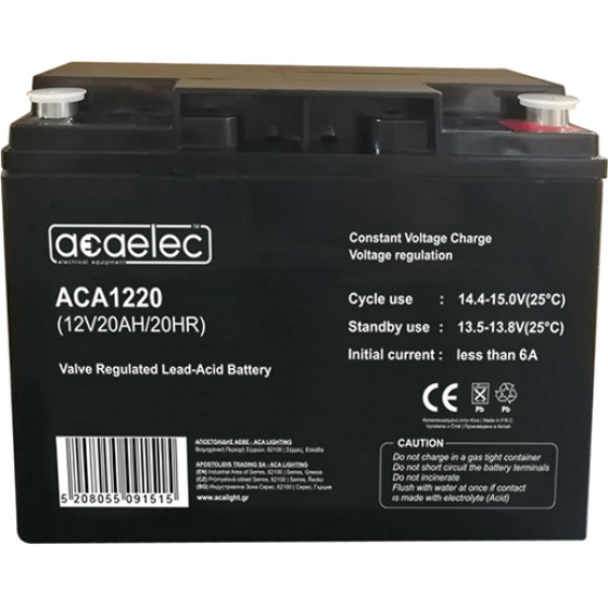 Aca �������� Agm Vrla 12V 20AH/20HR (M5 ���������) - (ACA1220)
