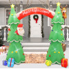 Aca Inflatable 2 Xmas Trees Arch 40 Led ����.�����.(12V) Cw ������� IP44 225*92*180cm 2m ��� - (X074024101)