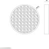 Aca Led ������ �/� ������-�������� ������ 24W 680Lm 3000K �450�70 Mond - (G8583LED)