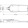 Aca Led Street Luminaire 120W 16800LM 4000K 1500 x 750 Class Ii IP66 10kV 230V Ac IP66 - (ALIX12040)