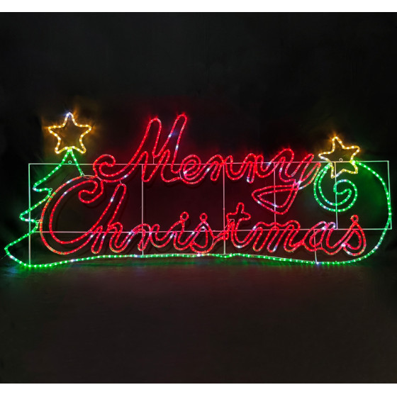 Aca Merry Christmas With Tree 576 Led 24m �����. ��� ������. Flash IP65 205*81cm 1,5m ���. - (X085763222)