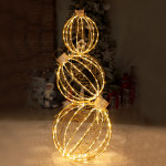 Aca Set Of 3 3D Balls 262LEd ���� ����� ����&Flash ����� ��� ���� ������ 4,35VDc 51*51*130cm IP44 5m��� - (X076414105)