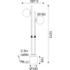 Aca ���������� �/� 2��14 Quadro ����� ���/��+ ����� �����-������� IP20 40X15XH157CM - (ML127022FBK)