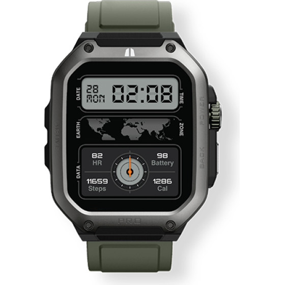 Egoboo X Maui Smartwatch GeoLander, Green - (MUGTX09GRN)