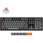 Keychron K10 Max Qmk Wireless Mechanical Keyboard Red Switch Rgb 100% Us Layout - (K10M-H1)