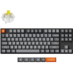 Keychron K8 Max Qmk Wireless Mechanical Keyboard Banana Switch Rgb 80% Us Layout - (K8M-B4)