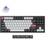Keychron Q3 He Qmk Wireless Custom Hall Effect Keyboard Purple Switch 80% Us Layout - (Q3H-M1)