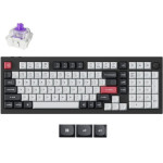 Keychron Q5 He Qmk Wireless Custom Hall Effect Keyboard Purple Switch 96% Us Layout - (Q5H-M1)