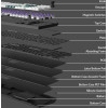 Keychron Q5 He Qmk Wireless Custom Hall Effect Keyboard Purple Switch 96% Us Layout - (Q5H-M1)