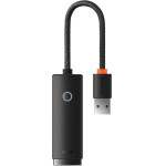 Baseus Lite Series Usb To Rj45 Network Adapter, 100mBps Black - (WKQX000001)
