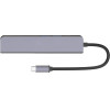 MediaRange Usb Type-C 5 in-1 Multiport Adapter With 2xHdmi Out Silver - (MRCS511)