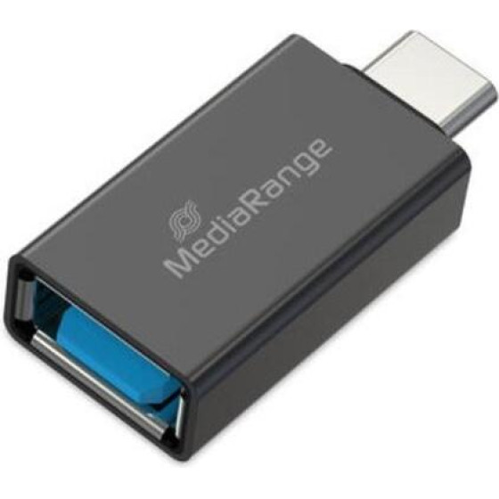 MediaRange USB-A To Usb Type-C Adapter Black - (MRCS216)