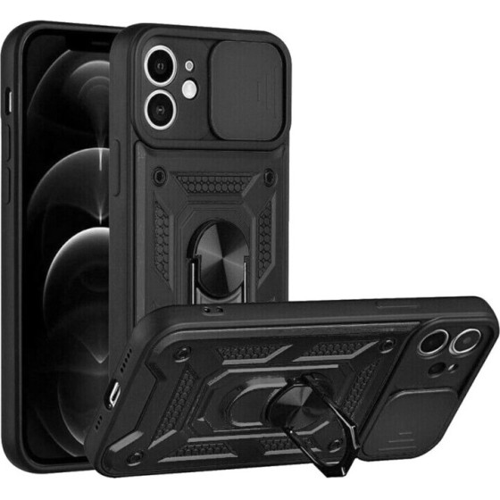 Bodycell Armor Slide Cover Case iPhone 11 Black - (BA-00001)