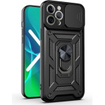 Bodycell Armor Slide Cover Case iPhone 11 Pro Max Black - (BA-00007)