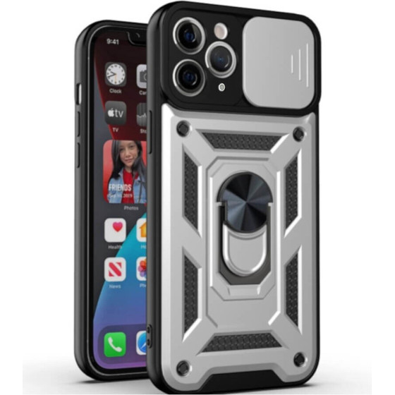 Bodycell Armor Slide Cover Case iPhone 11 Pro Max Silver - (BA-00009)