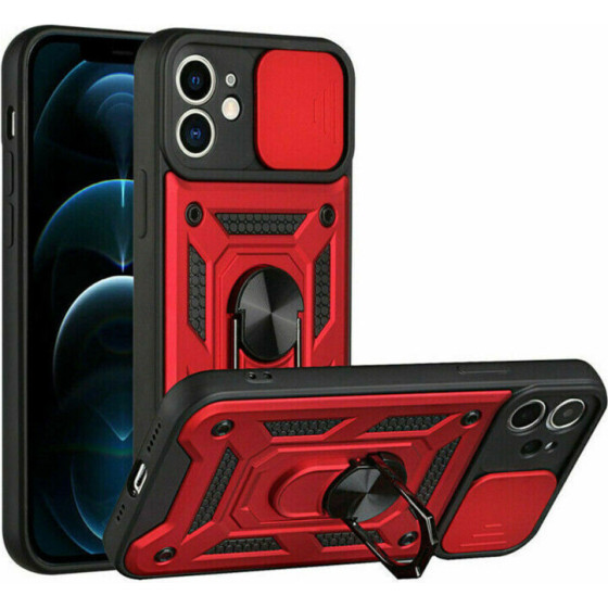 Bodycell Armor Slide Cover Case iPhone 11 Red - (BA-00002)