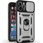 Bodycell Armor Slide Cover Case iPhone 12 Pro Silver - (BA-00015)