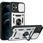 Bodycell Armor Slide Cover Case iPhone 12 Silver - (BA-00012)