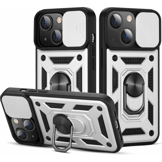 Bodycell Armor Slide Cover Case iPhone 13 Mini Silver - (BA-00024)