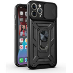Bodycell Armor Slide Cover Case iPhone 13 Pro Black - (BA-00025)