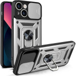 Bodycell Armor Slide Cover Case iPhone 13 Silver - (BA-00021)