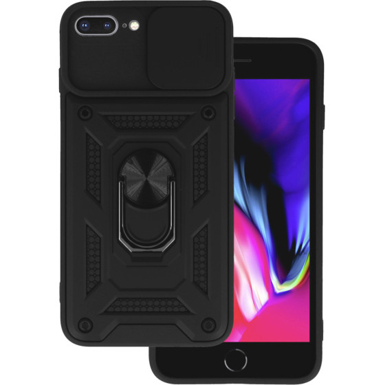 Bodycell Armor Slide Cover Case iPhone 7/8 Plus Black - (BA-00160)