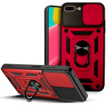 Bodycell Armor Slide Cover Case iPhone 7/8 Plus Red - (BA-00190)