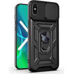 Bodycell Armor Slide Cover Case iPhone X/XS Black - (BA-00162)