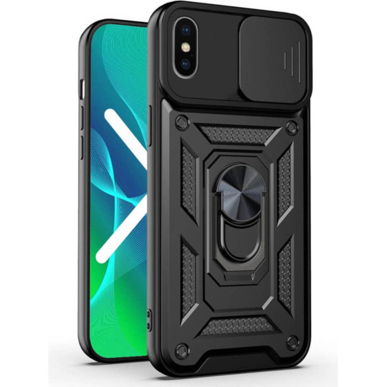 Bodycell Armor Slide Cover Case iPhone X/XS Black - (BA-00162)