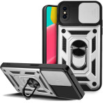 Bodycell Armor Slide Cover Case iPhone X/XS Silver - (BA-00237)
