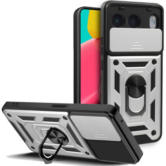Bodycell Armor Slide Cover Case Oneplus Nord 4 5G Silver - (BA-00412)
