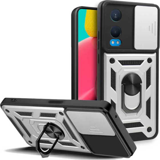 Bodycell Armor Slide Cover Case Oneplus Nord CE 4 Lite 5G Silver - (BA-00415)