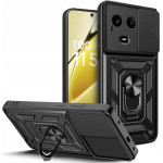 Bodycell Armor Slide Cover Case Realme 11 5G/11X Black - (BA-00339)