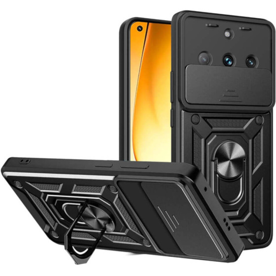 Bodycell Armor Slide Cover Case Realme 11 Pro 5G/11 Pro Plus 5G Black - (BA-00380)